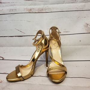 NWOT Jessica Simpson Gold Sandal
